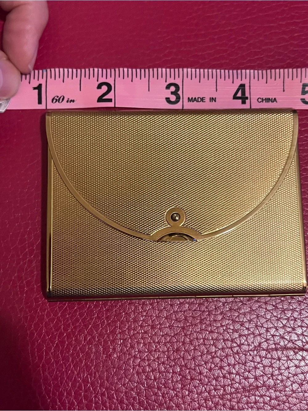 ✨ VINTAGE COTY GOLD COMPACT ✨ Original Puff Included!